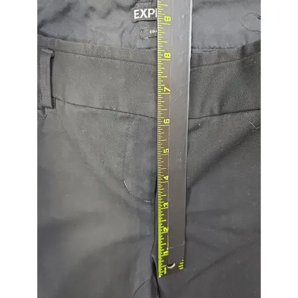Express Dress Pants Womens 4 Black Columist Business Office Attire - Picture 4 of 8